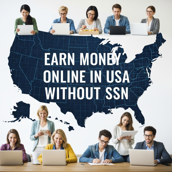 Earn money online in USA without SSN
