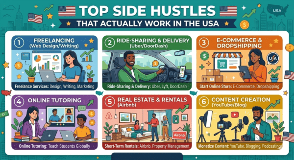 Top Side Hustles That Actually Work in the USA