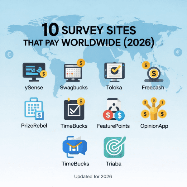 10 Survey Sites That Pay Worldwide (2026)